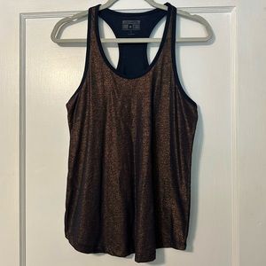 Converse All Star Navy Racerback Tank Top - size small